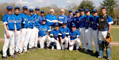 Councilman Weiner Sponsored County Grant Helps Build Brandywine HS Baseball Bleechers 4/23/09