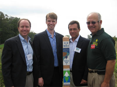 Milemarker Signs unveiled on DE Greenways